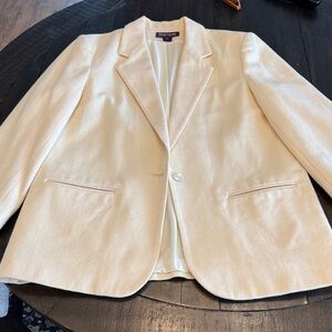 Ralph Lauren Ivory Blazer purple label